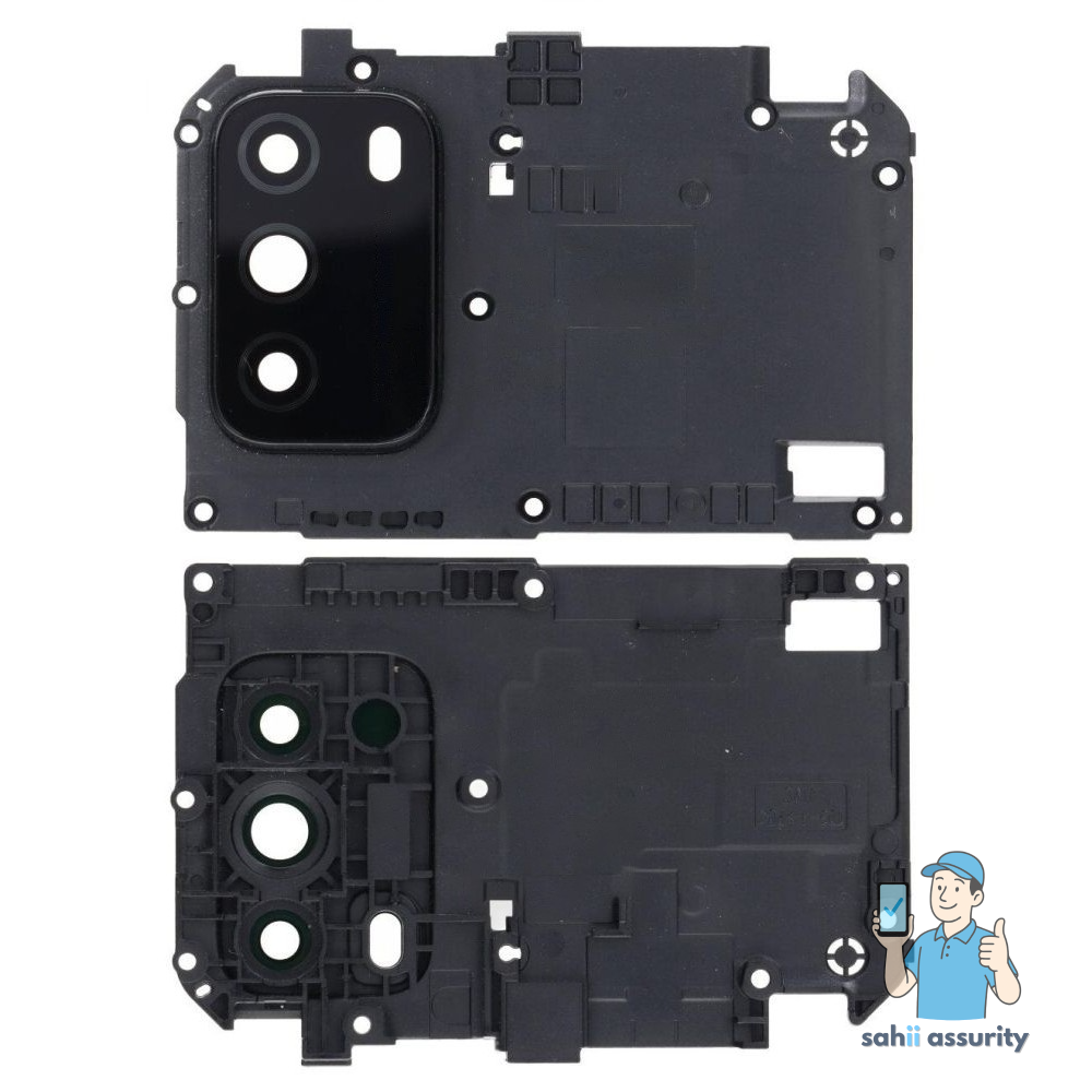 Camera Lens Glass with Frame for Xiaomi Poco M3 Blue